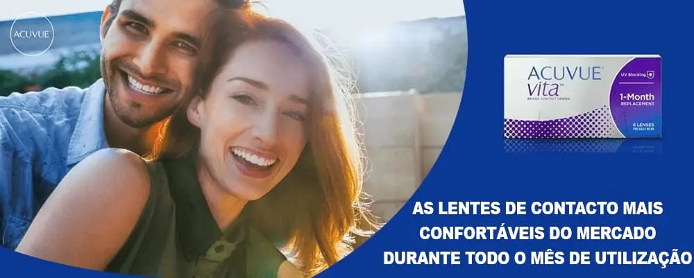 As suas Lentes de Contacto Acuvue Vita em Lentes de Contacto 365