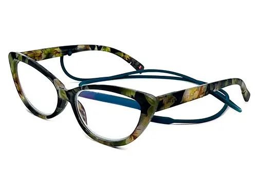 Trapecio Flowers Óculos de Leitura Óculos de Leitura Trapecio Flowers