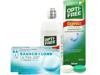 Lentes de Contato Bausch+Lomb ULTRA + Opti-Free Express - Packs
