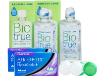Lentes de Contato Air Optix Plus HydraGlyde Multifocal + Biotrue - Packs