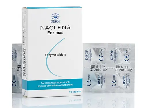 Naclens Enzimas Acessório Lentes de Contacto