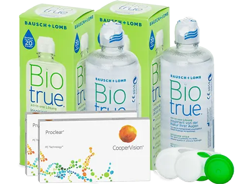 Lentes de Contato Proclear + Biotrue - Packs