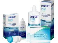 Lentes de Contato Purevision2 + Confort Plus - Packs