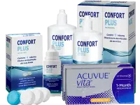 Lentes de Contato Acuvue Vita for Astigmatism + Confort Plus - Packs